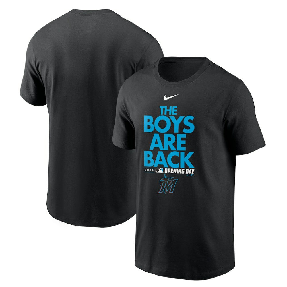 Miami Marlins Nike 2021 Opening Day Phrase T-Shirt | MLB Online