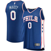 Tyrese Maxey Philadelphia 76ers Fast Replica Jersey Royal Online