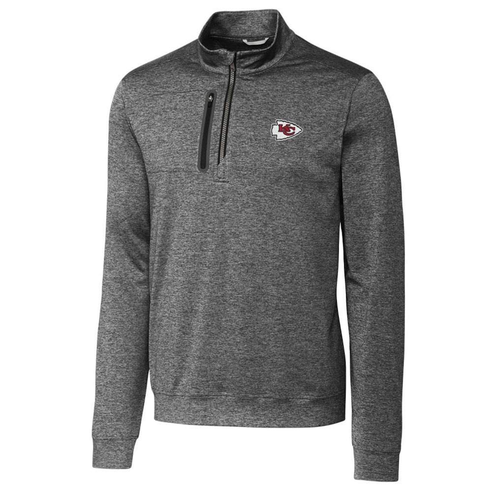 Kansas City Chiefs Cutter & Buck Stealth Quarter-Zip Jacket