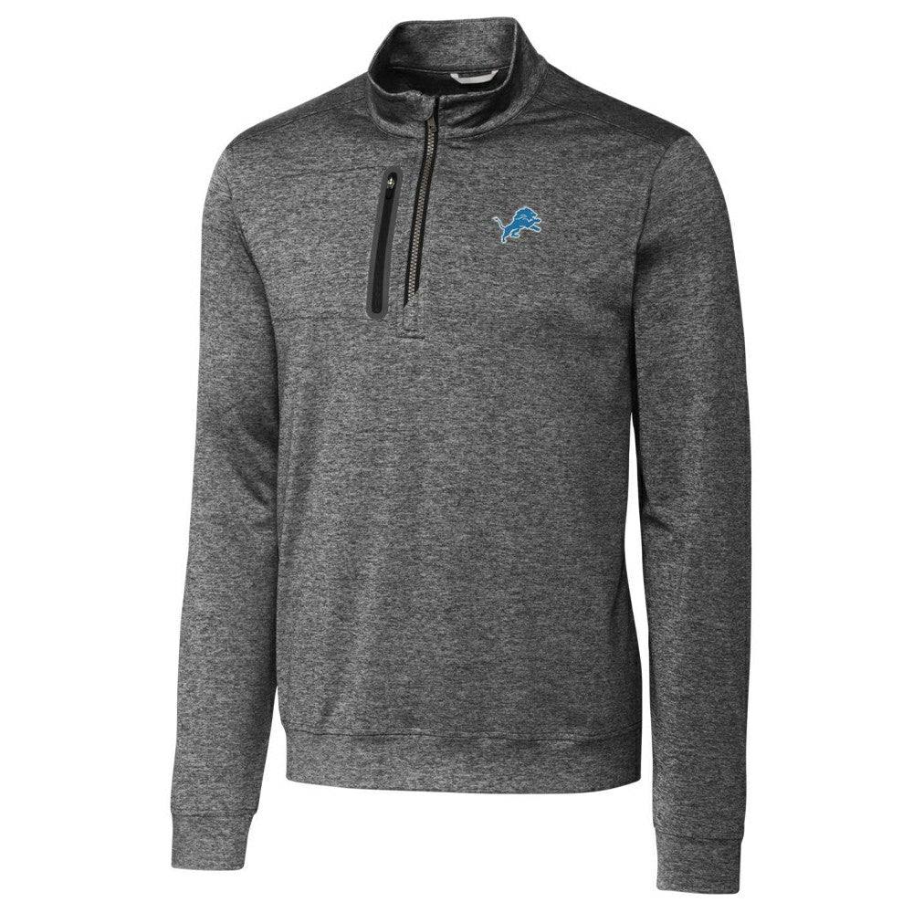 Detroit Lions Cutter & Buck Stealth Quarter-Zip Jacket