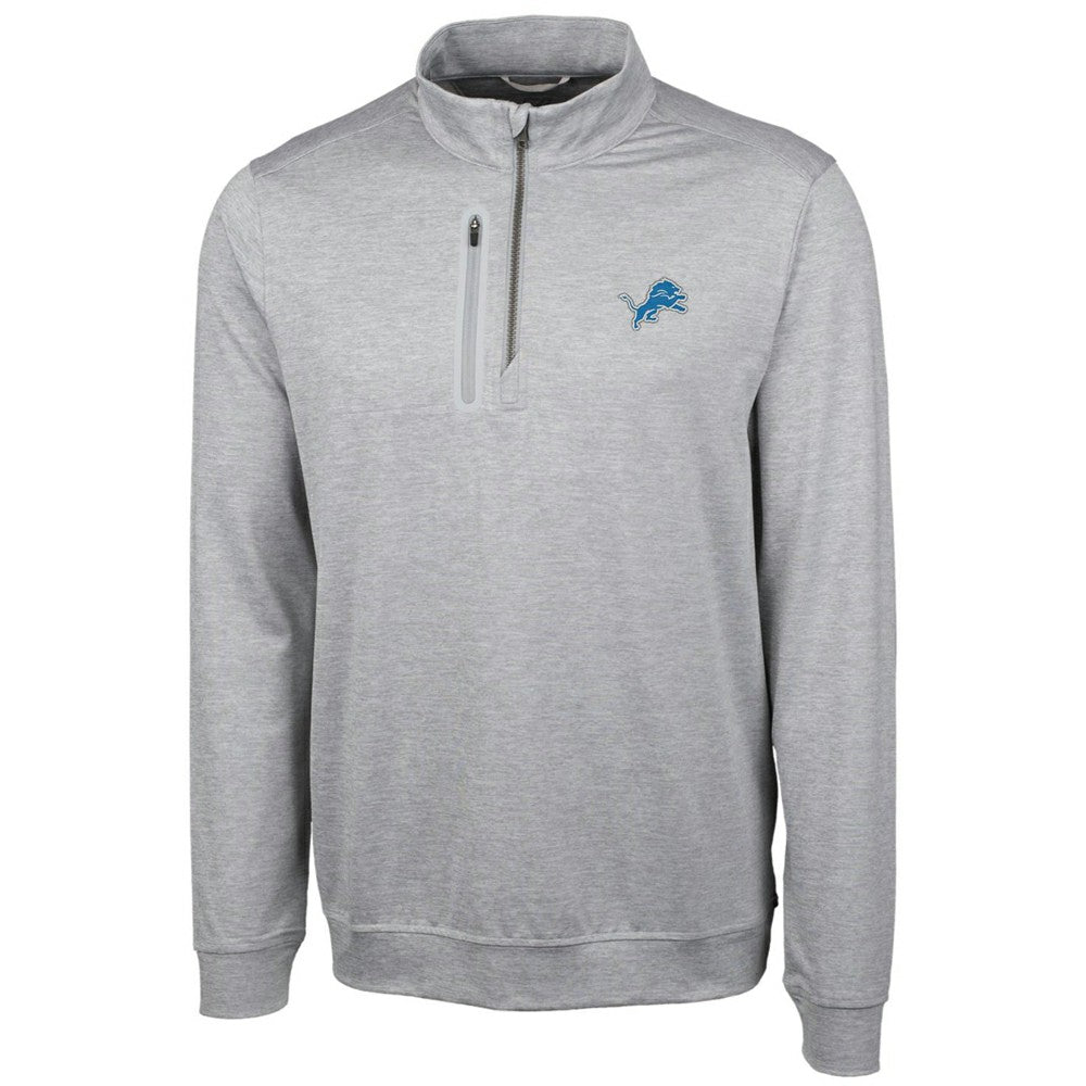 Detroit Lions Cutter & Buck Stealth Quarter-Zip Jacket