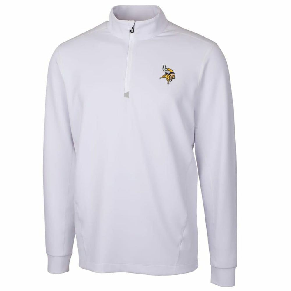 Minnesota Vikings Cutter & Buck Traverse Quarter-Zip Pullover Jacket