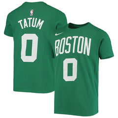 Jayson Tatum Boston Celtics Youth Logo Name & Number Performance T-Shirt Online