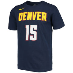 Nikola Jokic Denver Nuggets Youth Logo Name & Number Performance T-Shirt sale For Sale