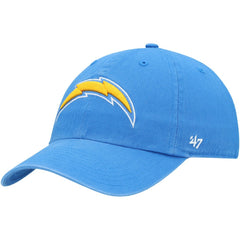 Los Angeles Chargers 47 brand '47 Clean Up Primary Logo Adjustable Hat