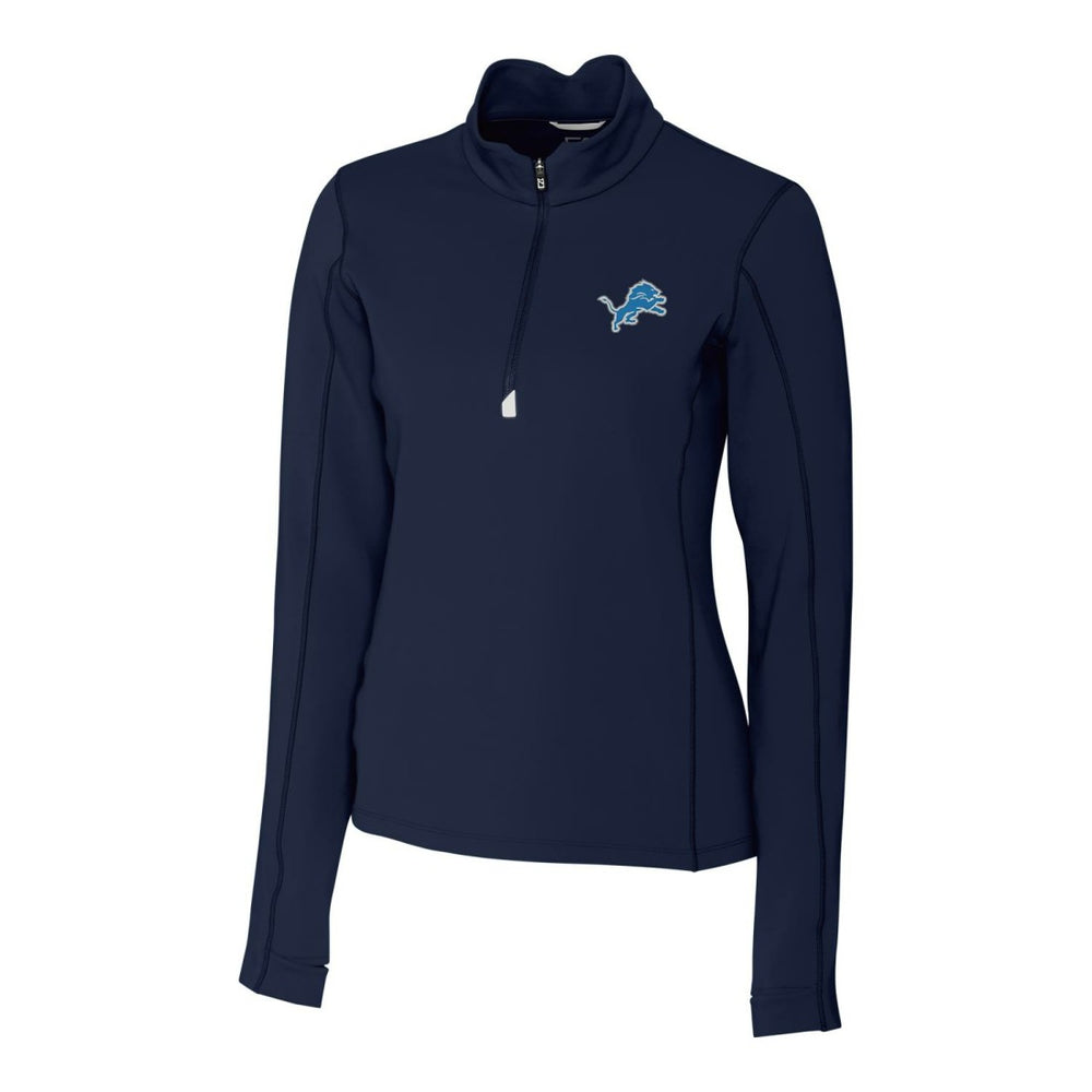 Detroit Lions Cutter & Buck Women's Traverse Half-Zip Pullover Jacket