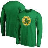 Athletics Cooperstown Collection Huntington Logo Long Sleeve T-Shirt | MLB Discount