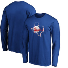 Texas Rangers Cooperstown Collection Huntington Logo Long Sleeve T-Shirt | MLB Shop