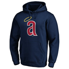 California Angels Cooperstown Collection Huntington Logo Fitted Pullover Hoodie | MLB Discount