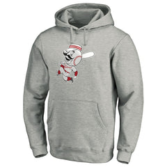 Cincinnati Reds Cooperstown Collection Huntington Logo Fitted Pullover Hoodie | MLB For sale