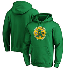 Oakland Athletics Cooperstown Collection Huntington Logo Fitted Pullover Hoodie | MLB Discount