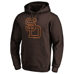 San Diego Padres Cooperstown Collection Huntington Logo Fitted Pullover Hoodie | MLB Sale