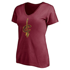Cleveland Cavaliers Women's Playmaker Personalized Name & Number V-Neck T-Shirt sale Discount