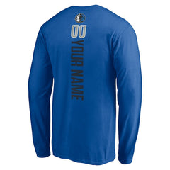 Dallas Mavericks Playmaker Personalized Name & Number Long Sleeve T-Shirt sale Discount