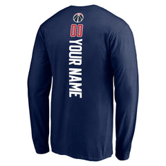 Washington Wizards Playmaker Personalized Name & Number Long Sleeve T-Shirt For Sale
