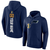 Utah Jazz Playmaker Personalized Name & Number Pullover Hoodie On Sale