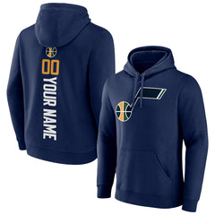 Utah Jazz Playmaker Personalized Name & Number Pullover Hoodie On Sale