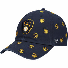 Milwaukee Brewers '47 Women's Confetti Clean Up Adjustable Hat | MLB Outlet