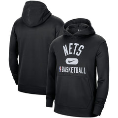 Brooklyn Nets 2021-2022 Spotlight On Court Performance Practice Pullover Hoodie On Sale