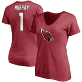 Arizona Cardinals Fanatics Kyler Murray Women's Player Icon Name & Number V-Neck T-Shirt