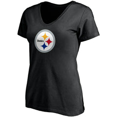 Pittsburgh Steelers Fanatics T.J. Watt Women's Player Icon Name & Number V-Neck T-Shirt