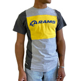 Los Angeles Rams Refried Apparel Sustainable Split T-Shirt