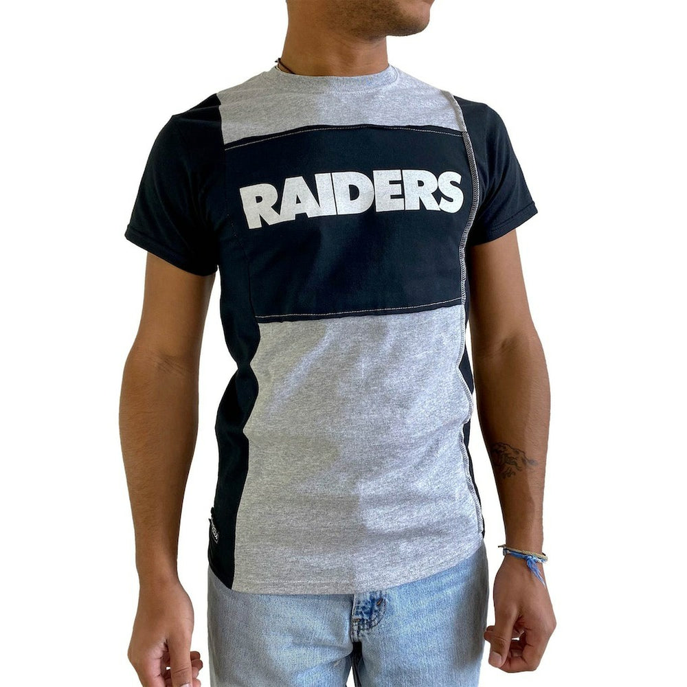 Las Vegas Raiders Refried Apparel Sustainable Split T-Shirt