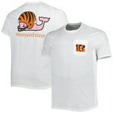 Cincinnati Bengals Vineyard Vines Big & Tall Helmet T-Shirt