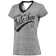 Chicago White Sox Touch Women's Hail Mary V-Neck Back Wrap T-Shirt | MLB On Sale