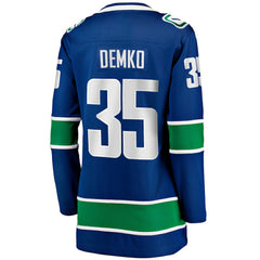 Thatcher Demko Vancouver Canucks Fanatics Women's Home Breakaway Jersey Sale