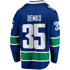 Thatcher Demko Vancouver Canucks Fanatics Home Breakaway Jersey For Sale