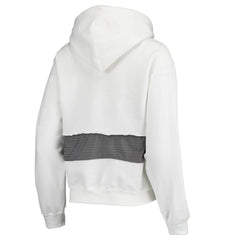 Los Angeles Rams Refried Apparel Women's Sustainable Crop Dolman Pullover Hoodie