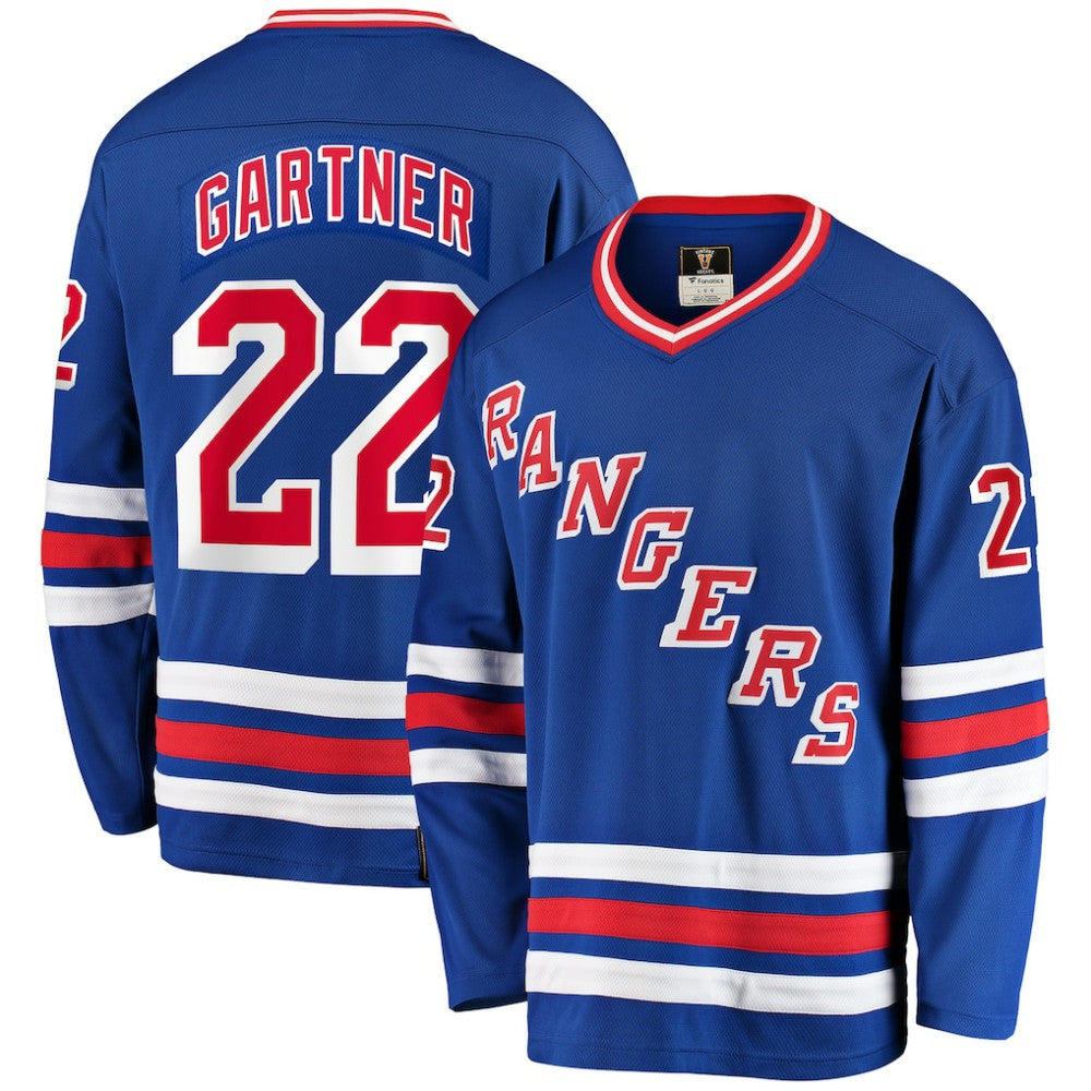 Mike Gartner New York Rangers Fanatics Premier Breakaway Retired Player Jersey Outlet