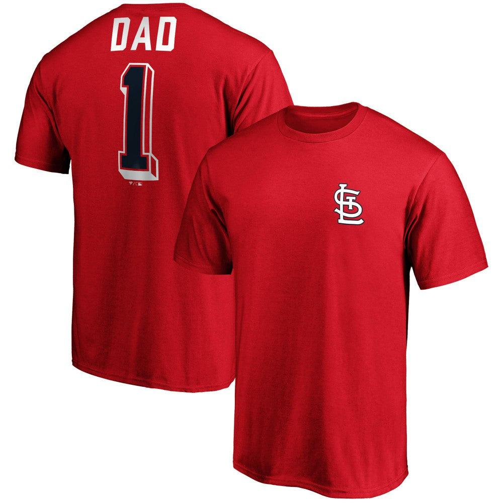 St. Louis Cardinals Fanatics Number One Dad Team T-Shirt | MLB Shop