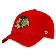 Chicago Blackhawks Fanatics Core Primary Logo Flex Hat Discount