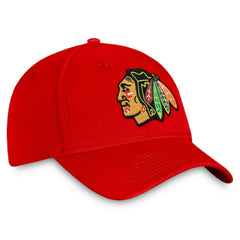 Chicago Blackhawks Fanatics Core Primary Logo Flex Hat Discount