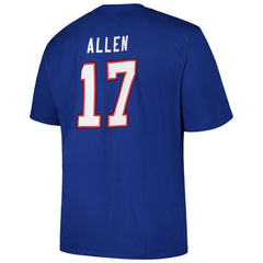 Buffalo Bills Fanatics Josh Allen Big & Tall Player Name & Number T-Shirt