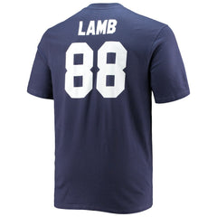 Dallas Cowboys Fanatics CeeDee Lamb Big & Tall Player Name & Number T-Shirt