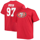 San Francisco 49ers Fanatics Nick Bosa Big & Tall Player Name & Number T-Shirt