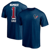 Houston Texans Fanatics #1 Dad T-Shirt