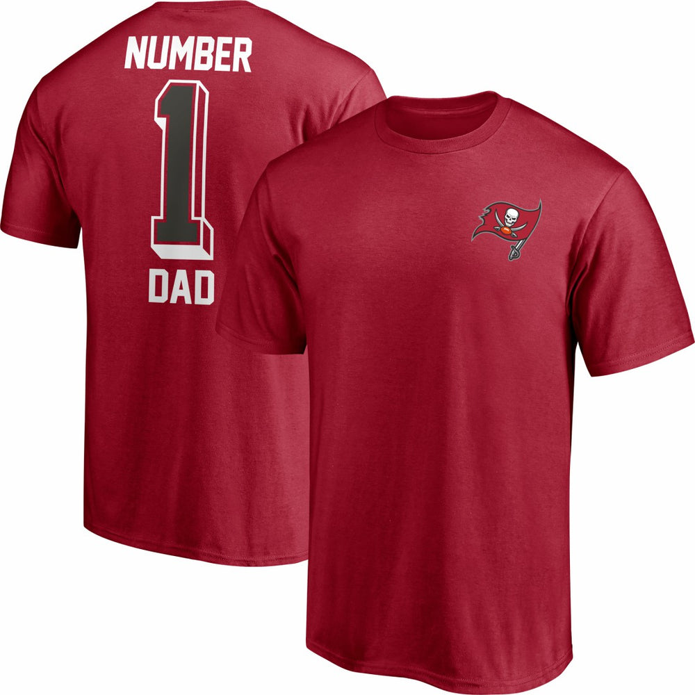 Tampa Bay Buccaneers Fanatics #1 Dad T-Shirt