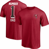 Tampa Bay Buccaneers Fanatics #1 Dad T-Shirt