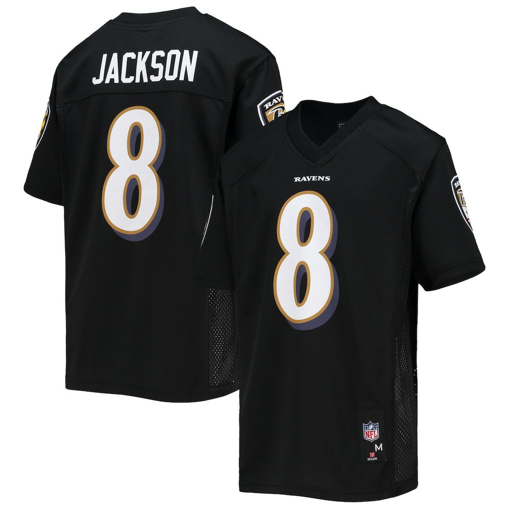 Baltimore Ravens Lamar Jackson Youth Replica Player Jersey