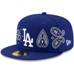 Los Angeles Dodgers New Era Paisley Elements 59FIFTY Fitted Hat | MLB Discount
