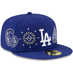Los Angeles Dodgers New Era Paisley Elements 59FIFTY Fitted Hat | MLB Discount