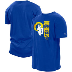 Los Angeles Rams New Era Split Logo 2-Hit T-Shirt