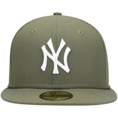 New York Yankees New Era White Logo 59FIFTY Fitted Hat | MLB On Sale