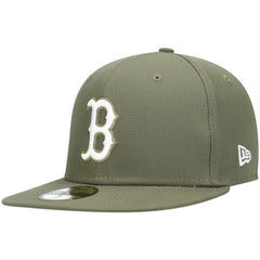 Boston Red Sox New Era White Logo 59FIFTY Fitted Hat | MLB Discount