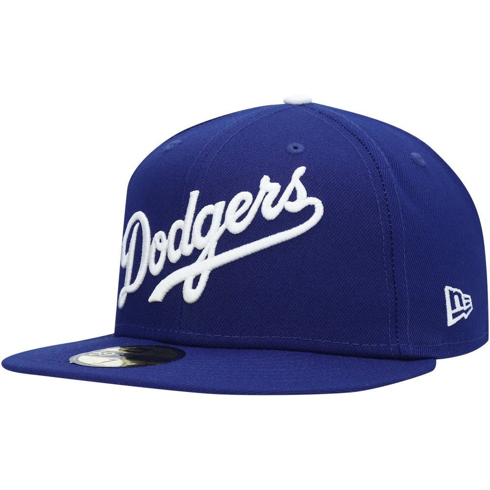 Los Angeles Dodgers New Era White Logo 59FIFTY Fitted Hat | MLB US