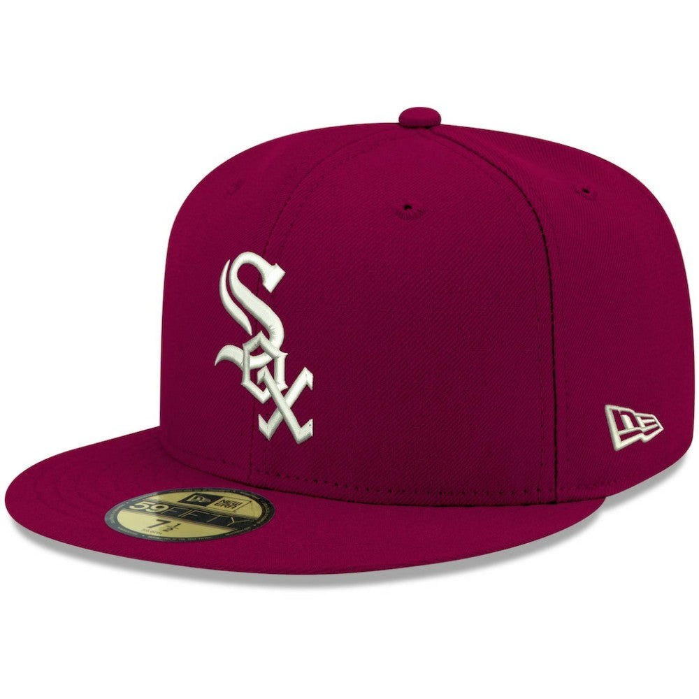 Chicago White Sox New Era White Logo 59FIFTY Fitted Hat | MLB New